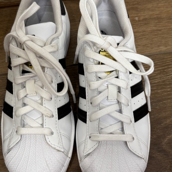 Women's Adidas Originals Superstar II White/Black Size 7.5 Leather - Picture 4 of 10